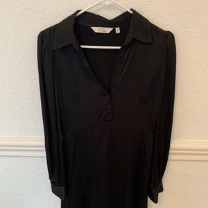 & Other Stories (Paris Atelier) Black Button Down Cocktail Dress Holiday Parties